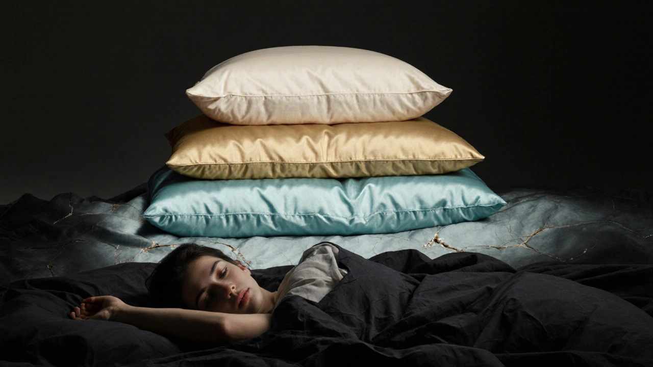 Přírodní materiály vzhůru, polyester se řítí dolů.