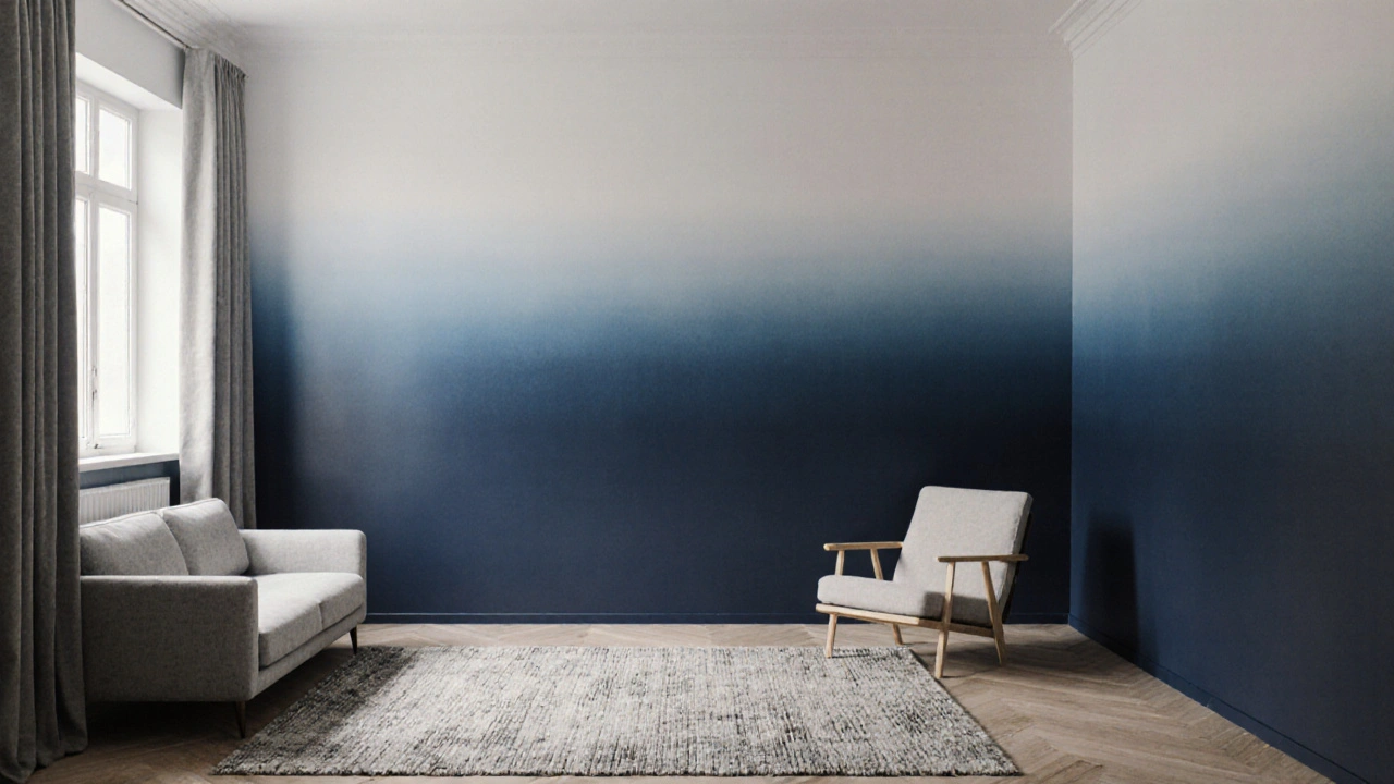 Barevné přechody: jak udělat ombré a tón v tónu na stěnách s výsledkem, který skutečně funguje