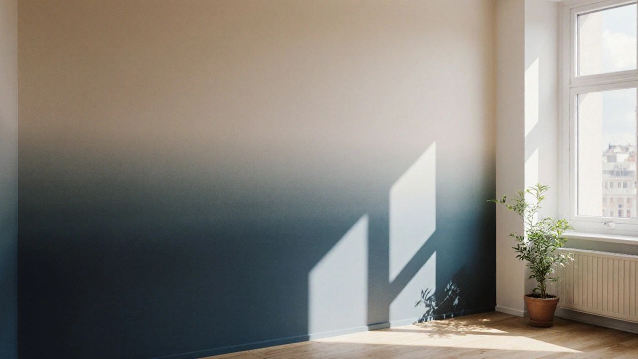 Barevné přechody: ombré a tón v tónu ve stěnách - jak vytvořit moderní interiér bez zbytečných nákladů