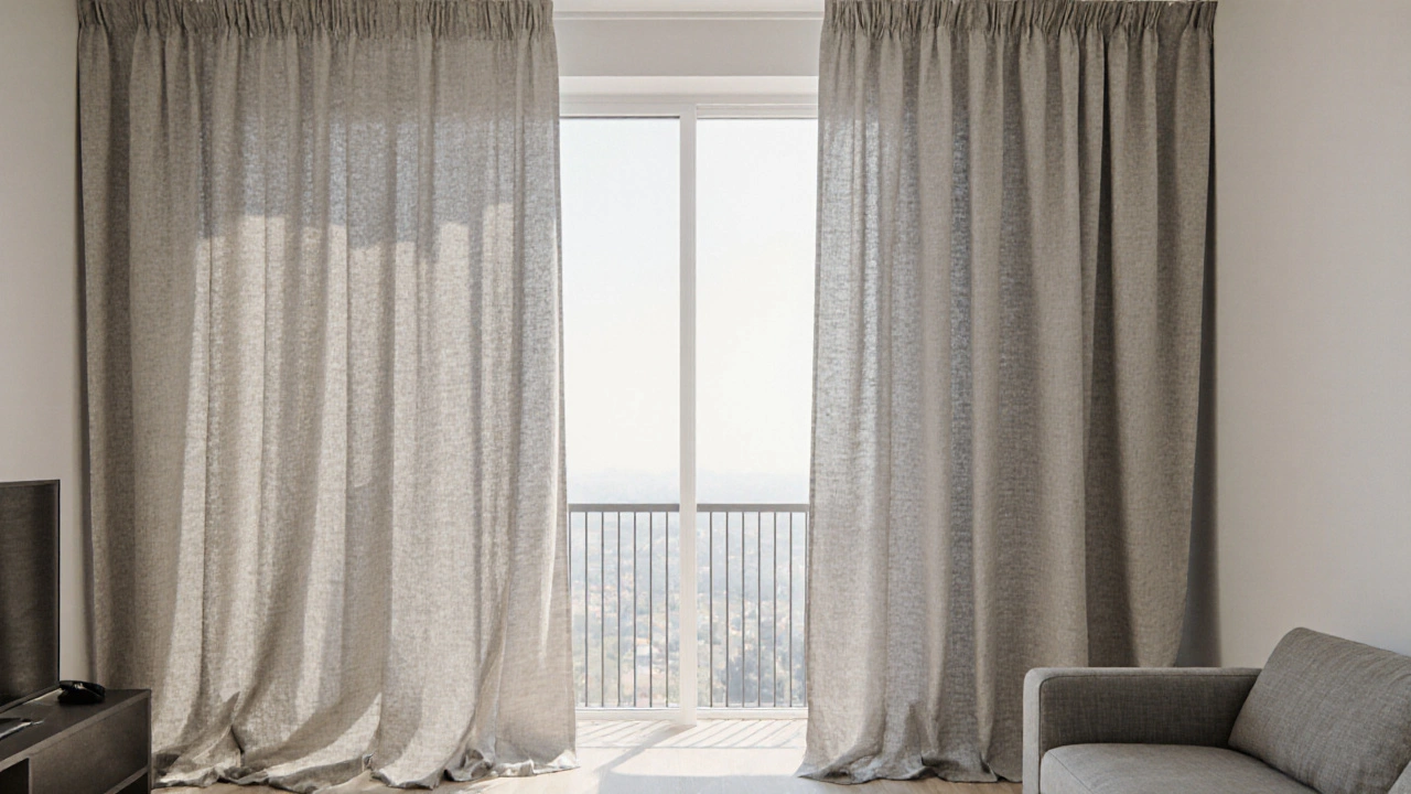 Různé výšky závěsů: od stropu po parapet - jak správně změřit a zvolit