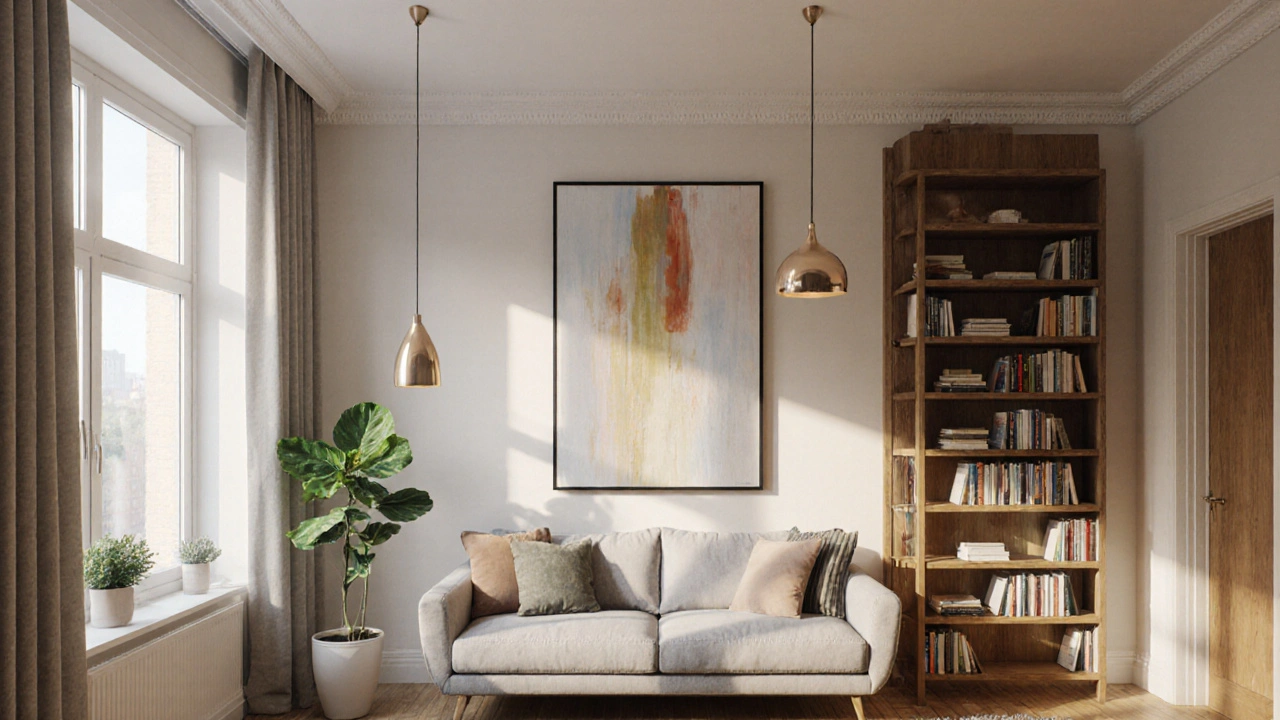 Vysoké stropy: jak vytvořit vizuální prostor a galerii i v malém bytě