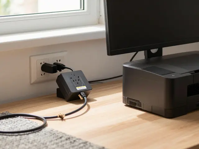 Bezpečnost techniky v home office: jak vybrat přepěťovku a UPS pro ochranu počítače