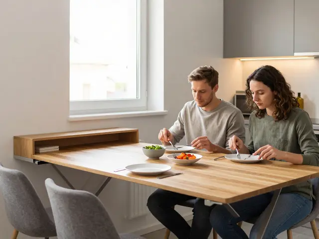 Skládací stoly a židle: jak vybrat flexibilní nábytek pro malý byt