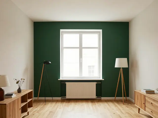 Tmavé barvy na stěnách: kdy fungují a proč