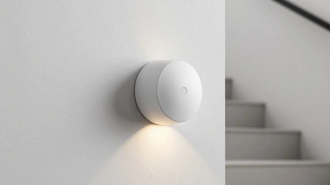 Moderní nástěnné LED svítidlo s pohybovým senzorem