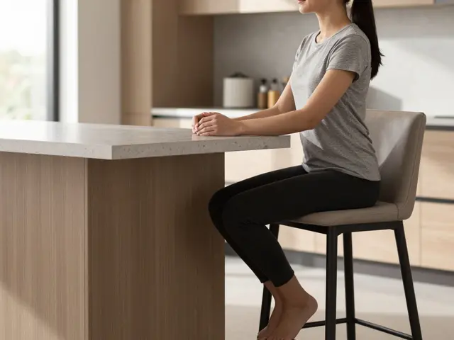 Barové sezení v kuchyni: ergonomická výška židle a pultu