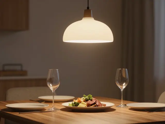 Závěsné lampy nad jídelním stolem: správná výška, počet a tipy pro ideální osvětlení