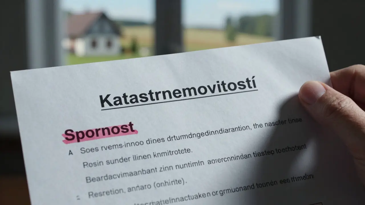 Zápis spornosti v katastru: Co znamená pro koupi nemovitosti