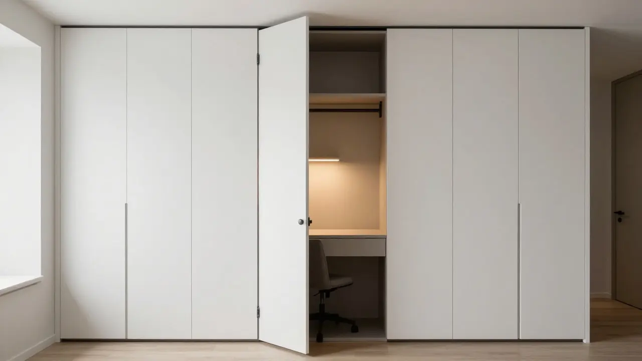 Cloffice: Jak vytvořit skrytou kancelář ve skříni - kompletní průvodce