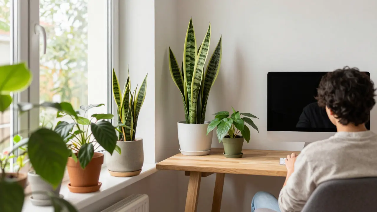 Rostliny do home office: Jak zvýšit soustředění a pohodu